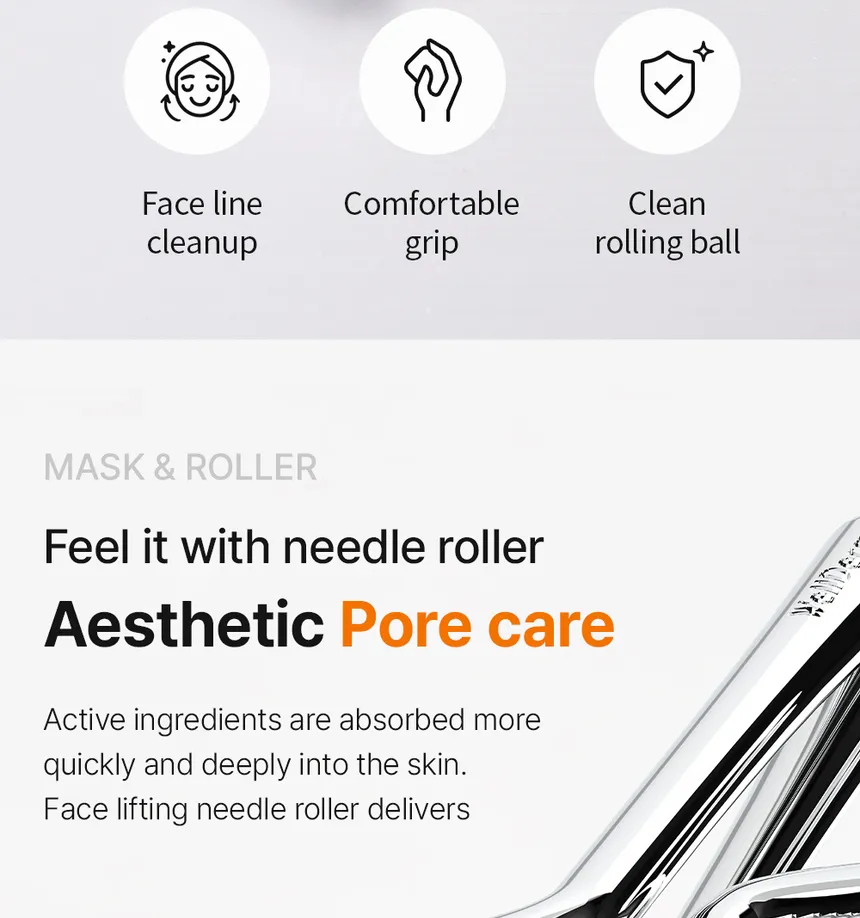 Face Lifting Needle Shot Roller 1 pc