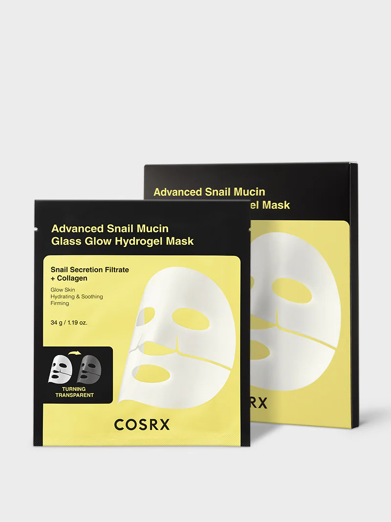 Advanced Snail Mucin Glass Glow Hydrogel Mask