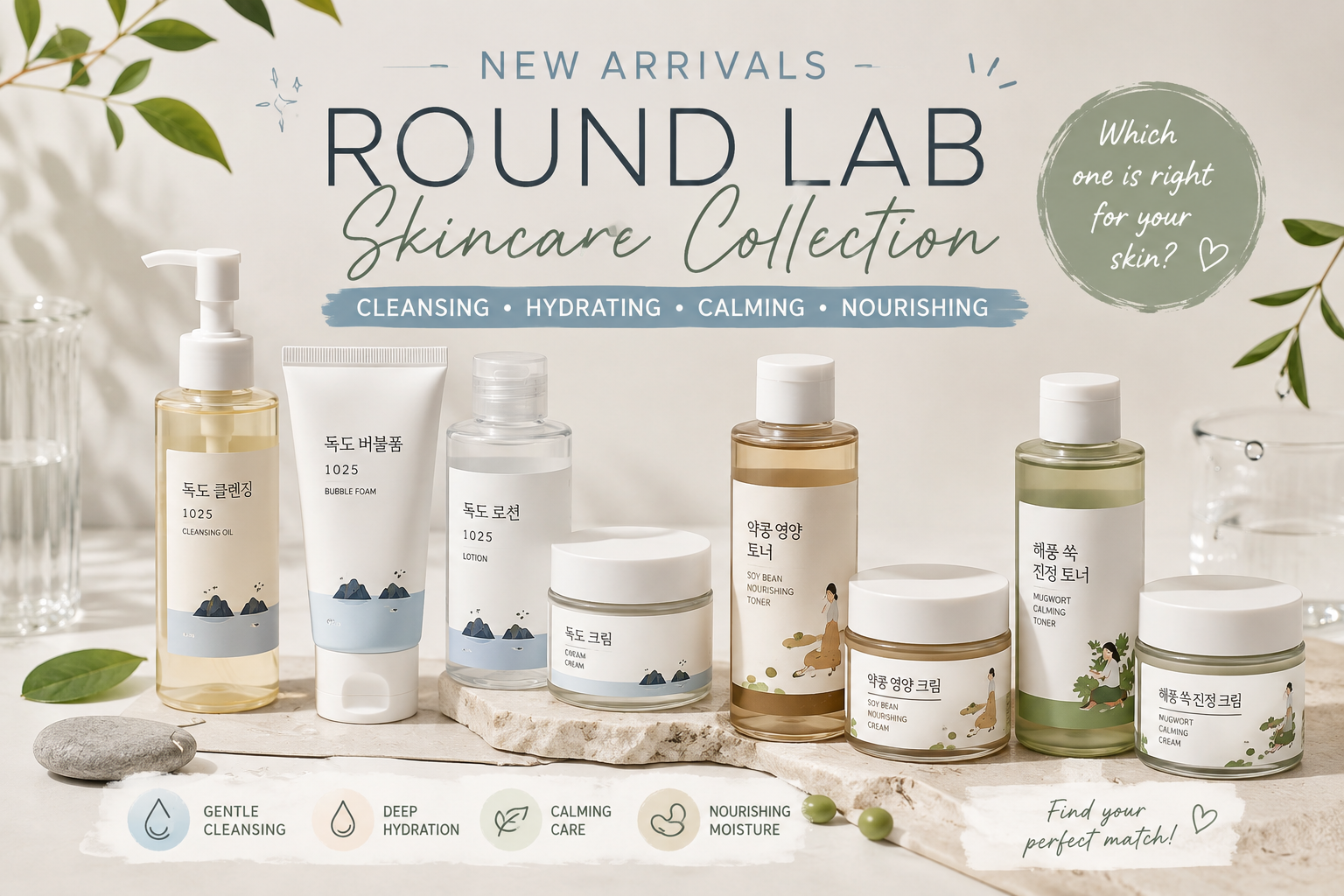 Meet the New Round Lab Arrivals: Which Line Is Right for Your Skin?