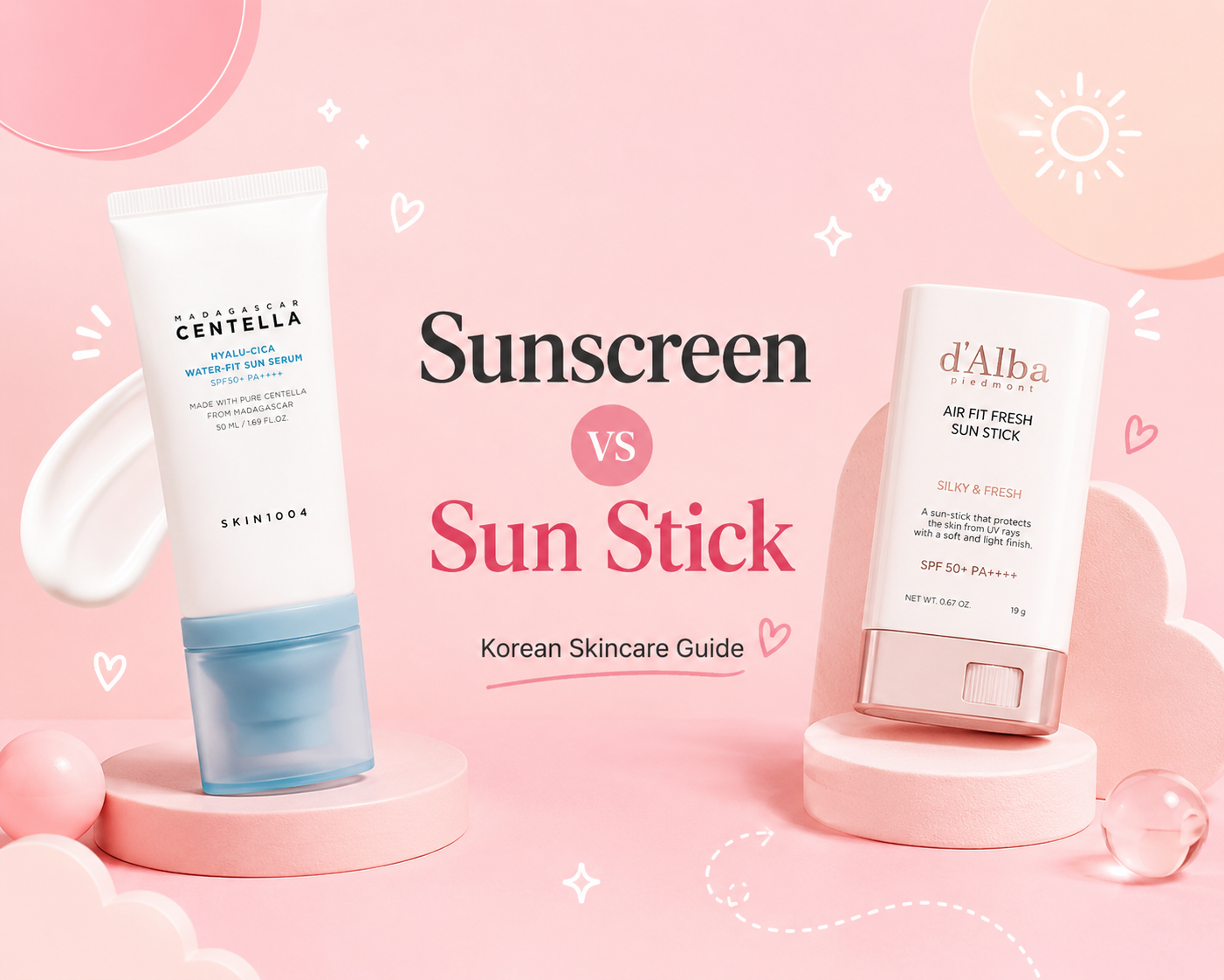 Sunscreen vs Sun Stick: Which One Should You Choose?