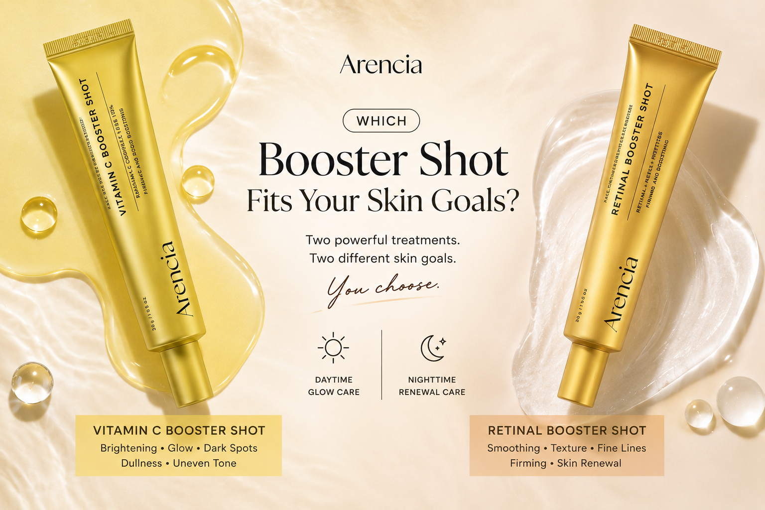 Which Arencia Booster Shot Fits Your Skin Goals?