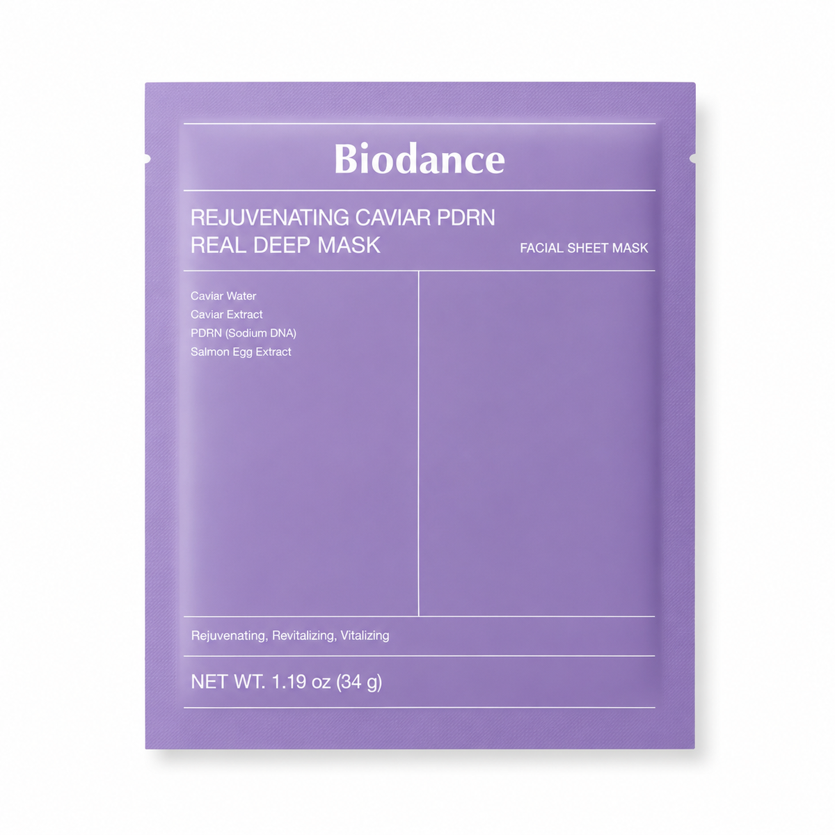 Rejuvenating Caviar PDRN Real Deep Mask