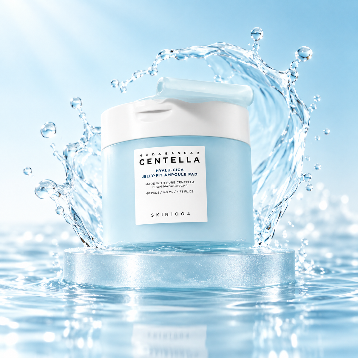 Madagascar Centella Hyalu-Cica Jelly-Fit Ampoule Pad