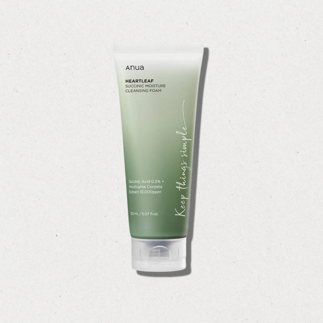 Heartleaf Succinic Moisture Cleansing Foam