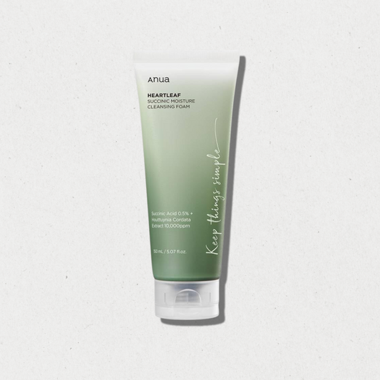 Heartleaf Succinic Moisture Cleansing Foam