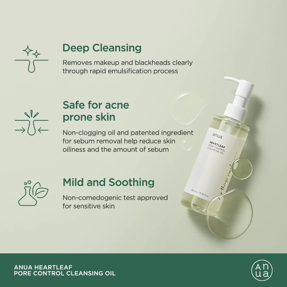 Heartleaf Pore Control Cleansing Oil