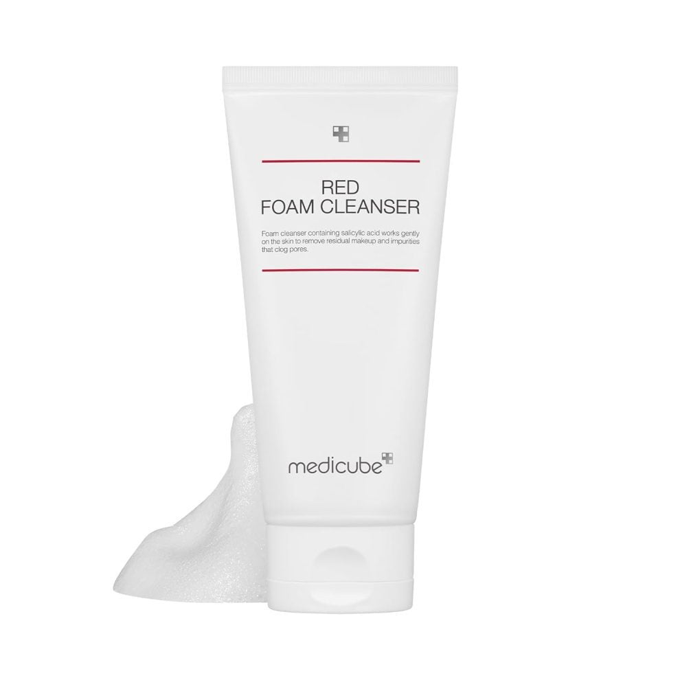 Red foam cleanser