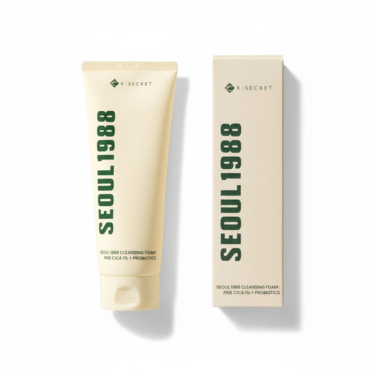 Seoul 1988 Cleansing Foam: Pine Cica 1% + Probiotics