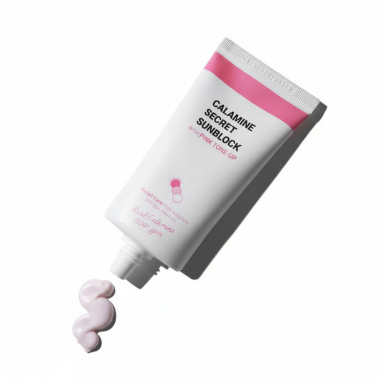 Calamine Secret Sunblock With Pink Tone-Up SPF50+ PA++++