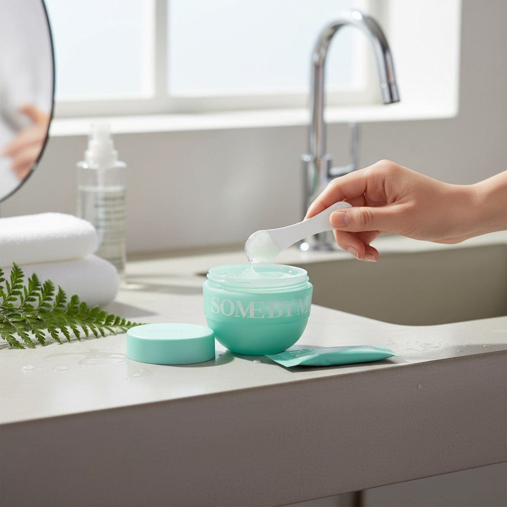 PDRN Spirulina Soothing Sherbet Mask Set