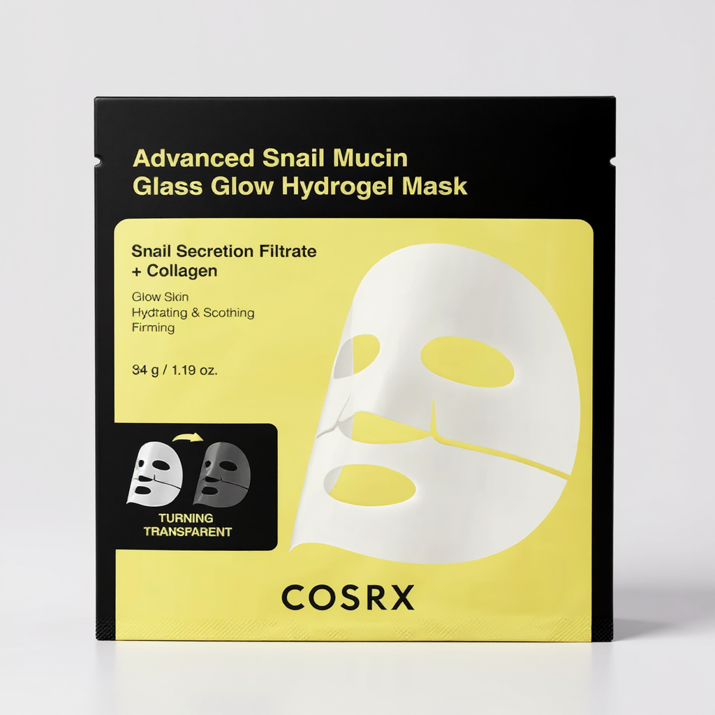 Advanced Snail Mucin Glass Glow Hydrogel Mask